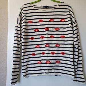 J Crew striped shirt